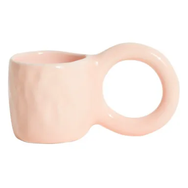 Petite friture Tasse expresso Donut, Pia chevalier - Set de 2 | Rose