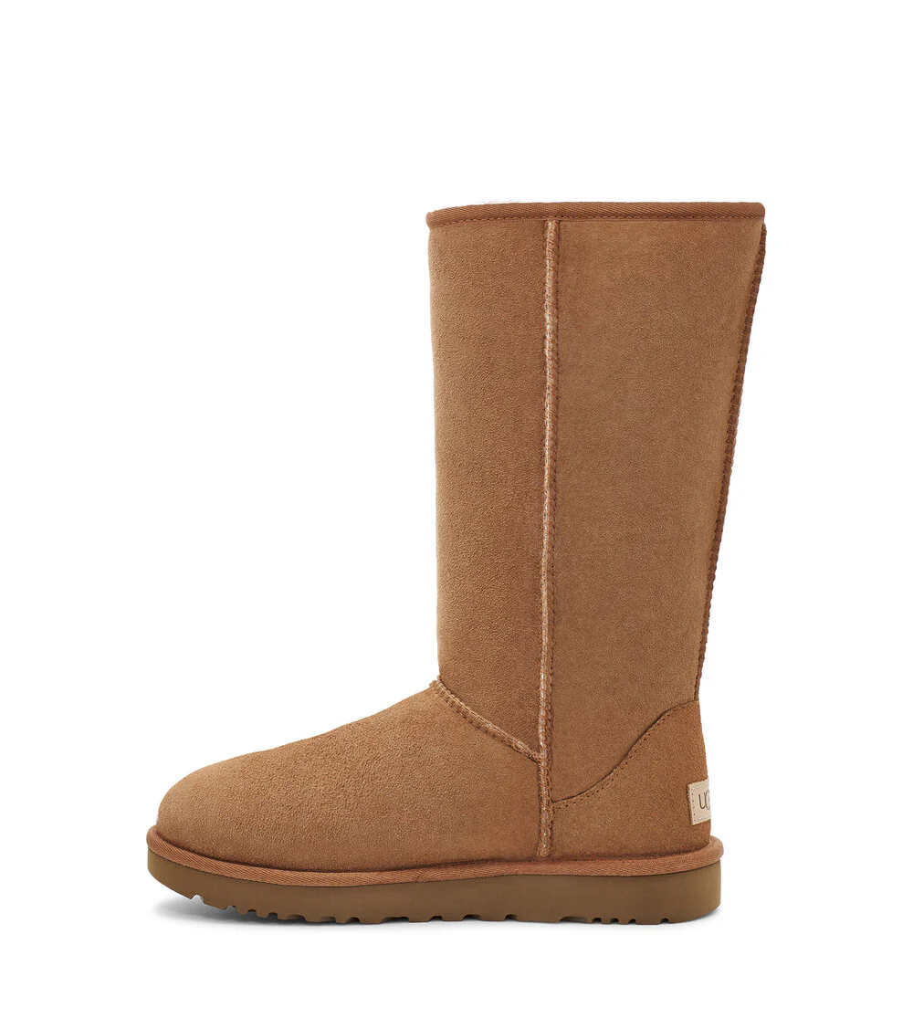 UGG  W Classic Tall bamsestøvler - Chestnut