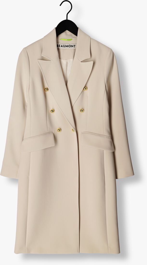BEAUMONT zand beaumont  blazer coat