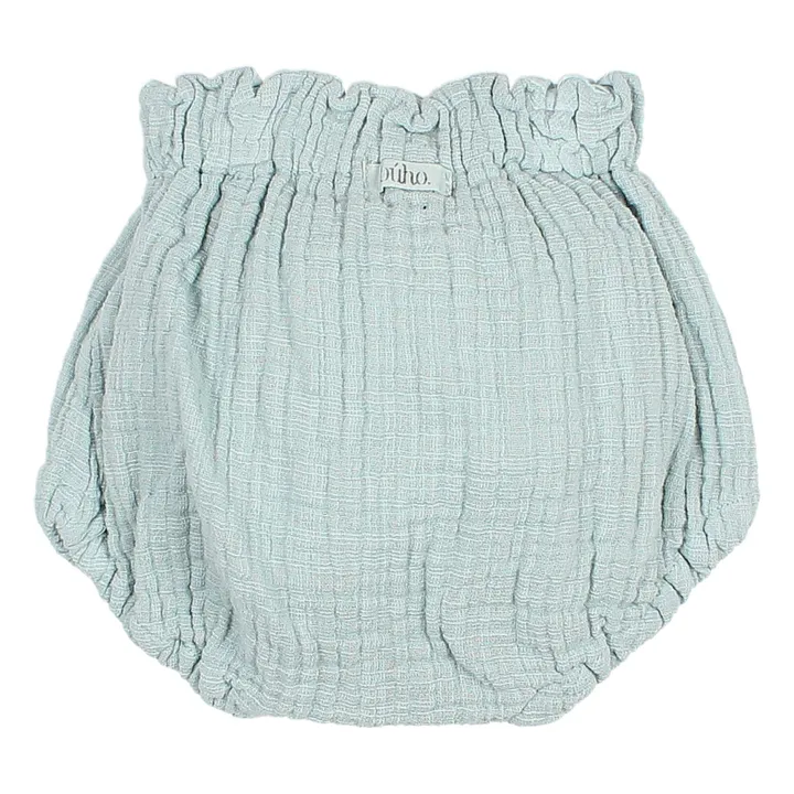 Búho Bloomer Mousseline | Bleu Vert