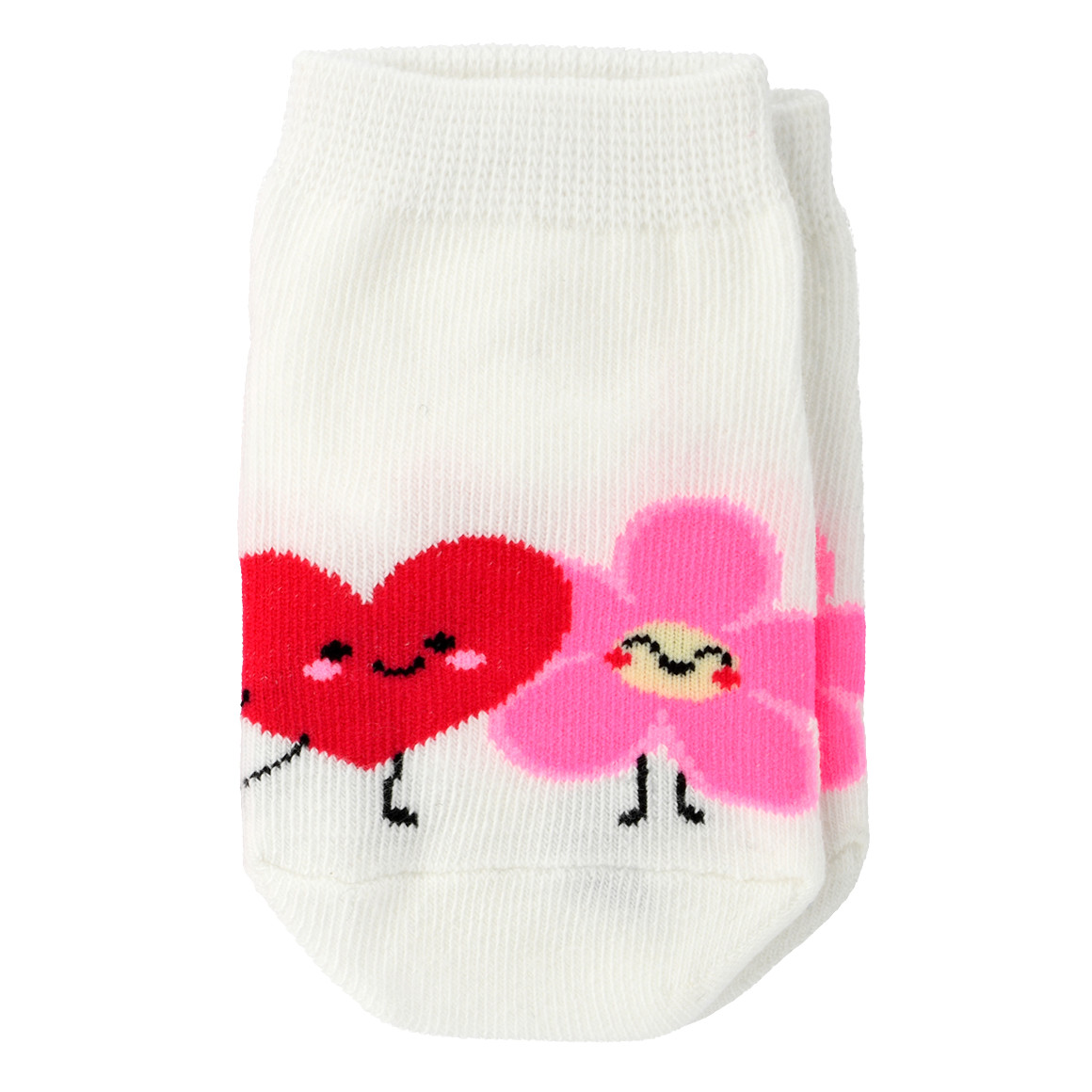 Famy 3 Paar Baby Sneaker-Socken im Set lila / rosa / weiss