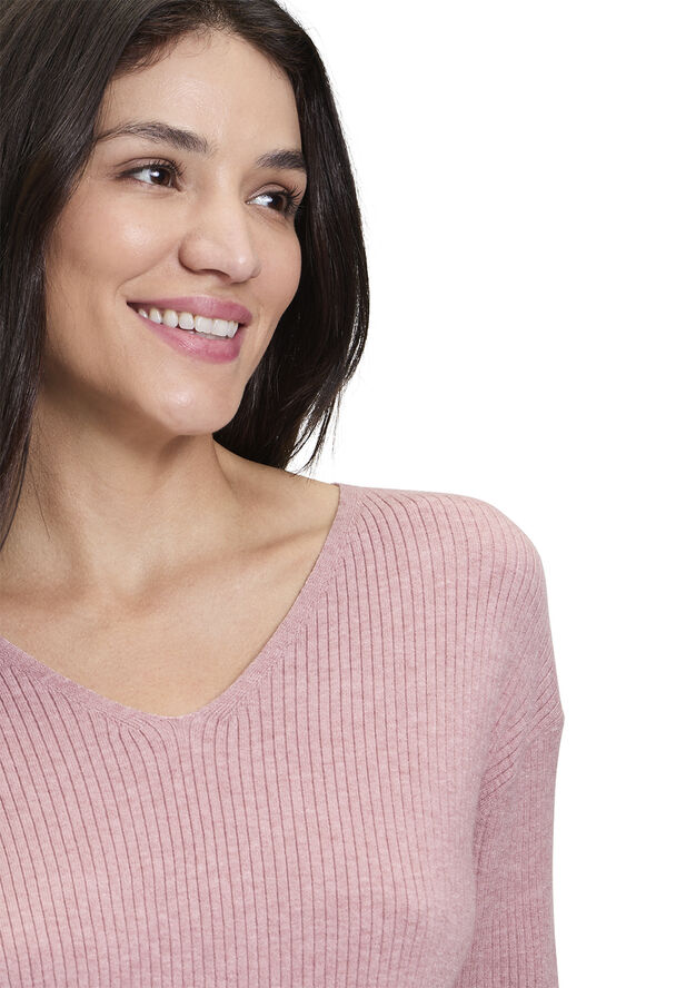 Betty Barclay Strickpullover Ku Pale mauve melange