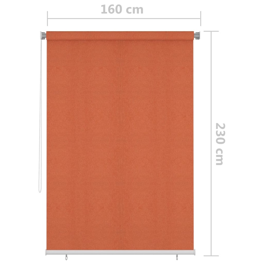 Store roulant d'extérieur 160x230 cm orange