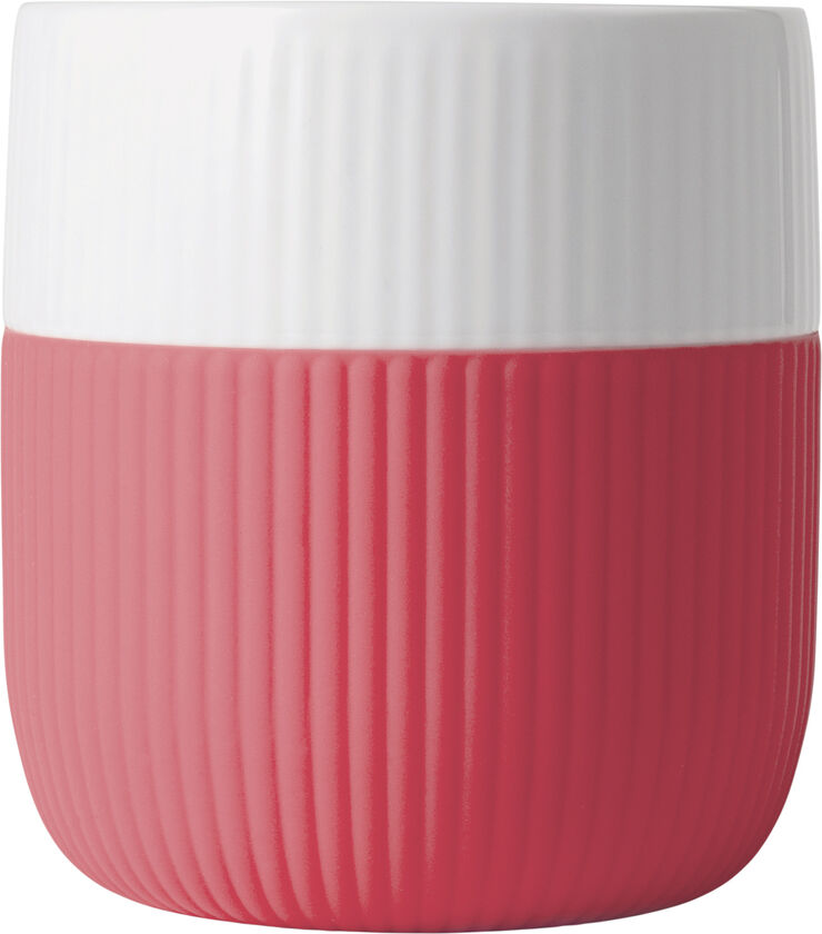 Royal Copenhagen Fluted Contrast Mug 35cl Hibiscus Rosa