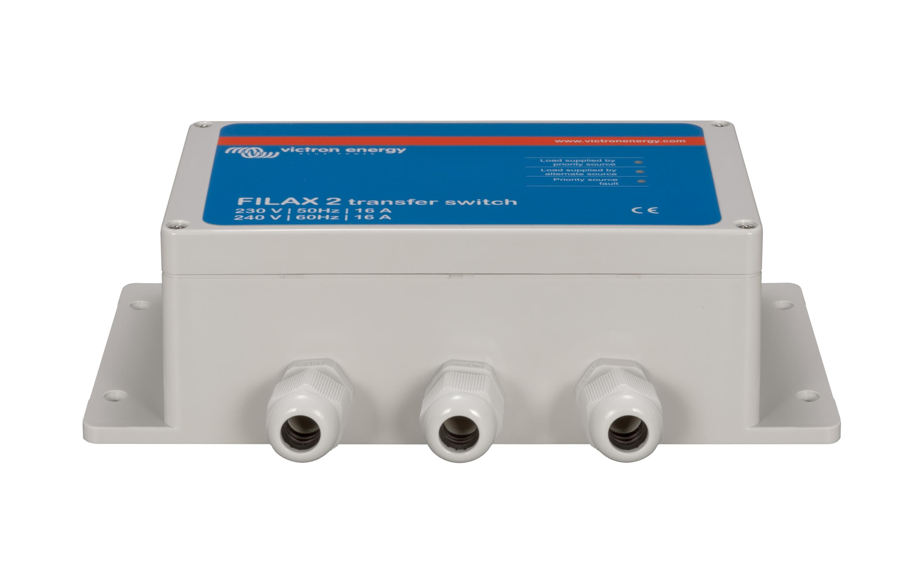 Filax 2 Umschalter 230 V<br>Filax, der ultraschnelle Transferschalter