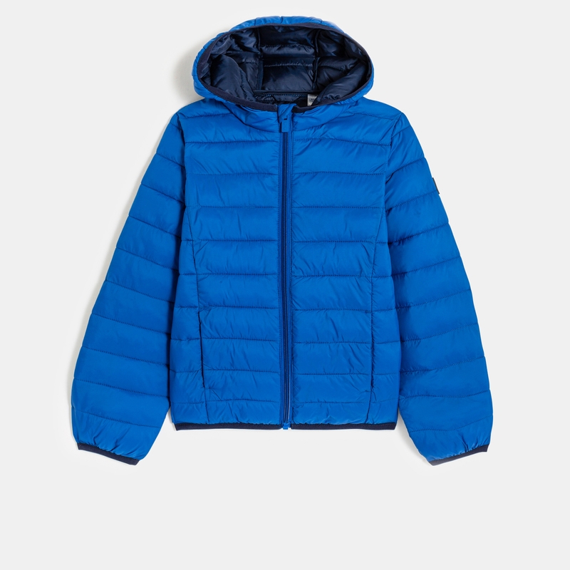 Doudoune chaude et légère bleue garçon