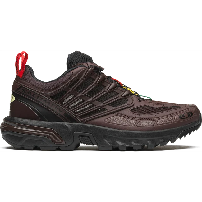 ACS PRO JAH JAH  Sportliche Schuhe Unisex Black/ChocolatePlum/HighRiskRed