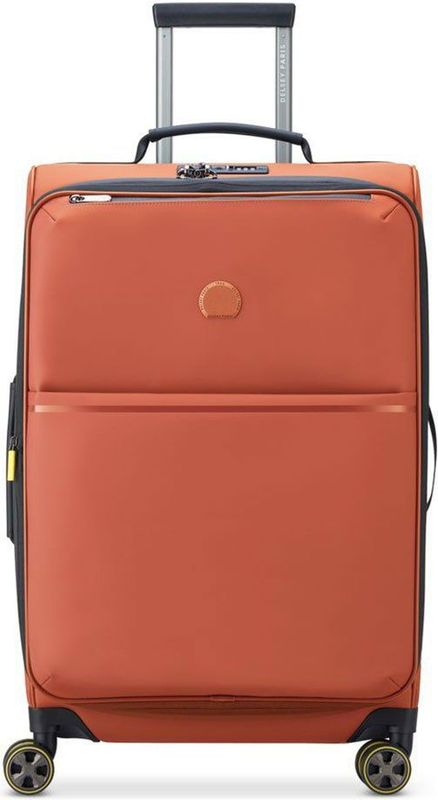 Delsey - Turenne Soft - Reiskoffer - Roodbruin - 68 cm - Vergrootbaar