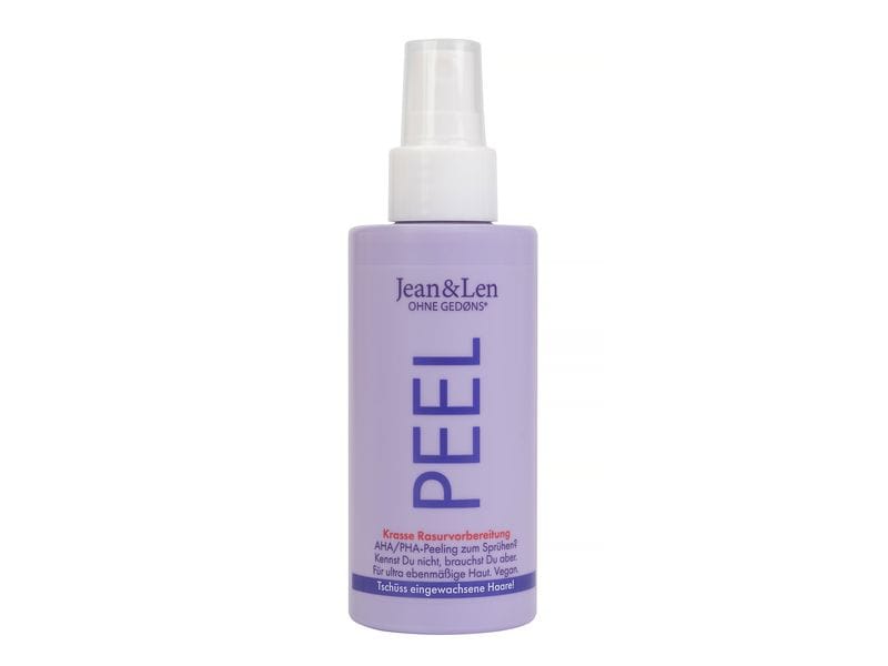 Jean & Len Liquid Peeling AHA PHA Komplex Hyaluron 150 ml Liquid Peeling für die perfekte Vorbereitung der Haut auf die Rasur