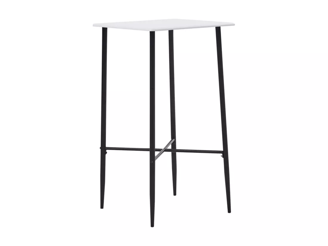 Table de bar Blanc 60 x 60 x 111 cm MDF