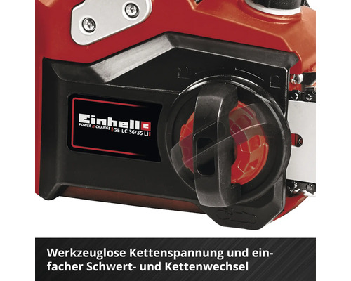 Einhell Power-X-Change GP-LC 36/35 Li accu kettingzaag, zonder accu en lader (2x18V) 35cm