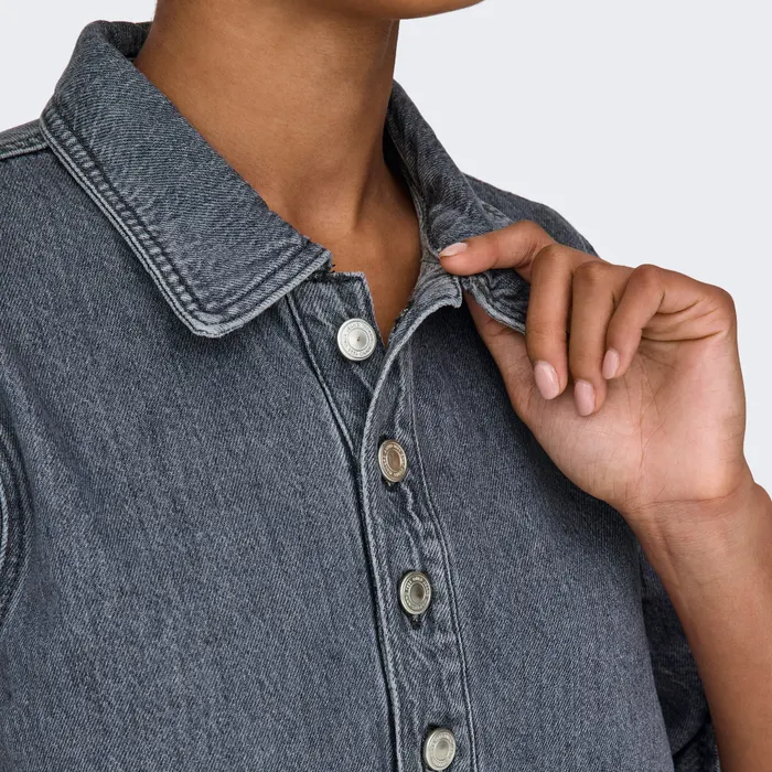 Only Gry Denim Jurk Dames