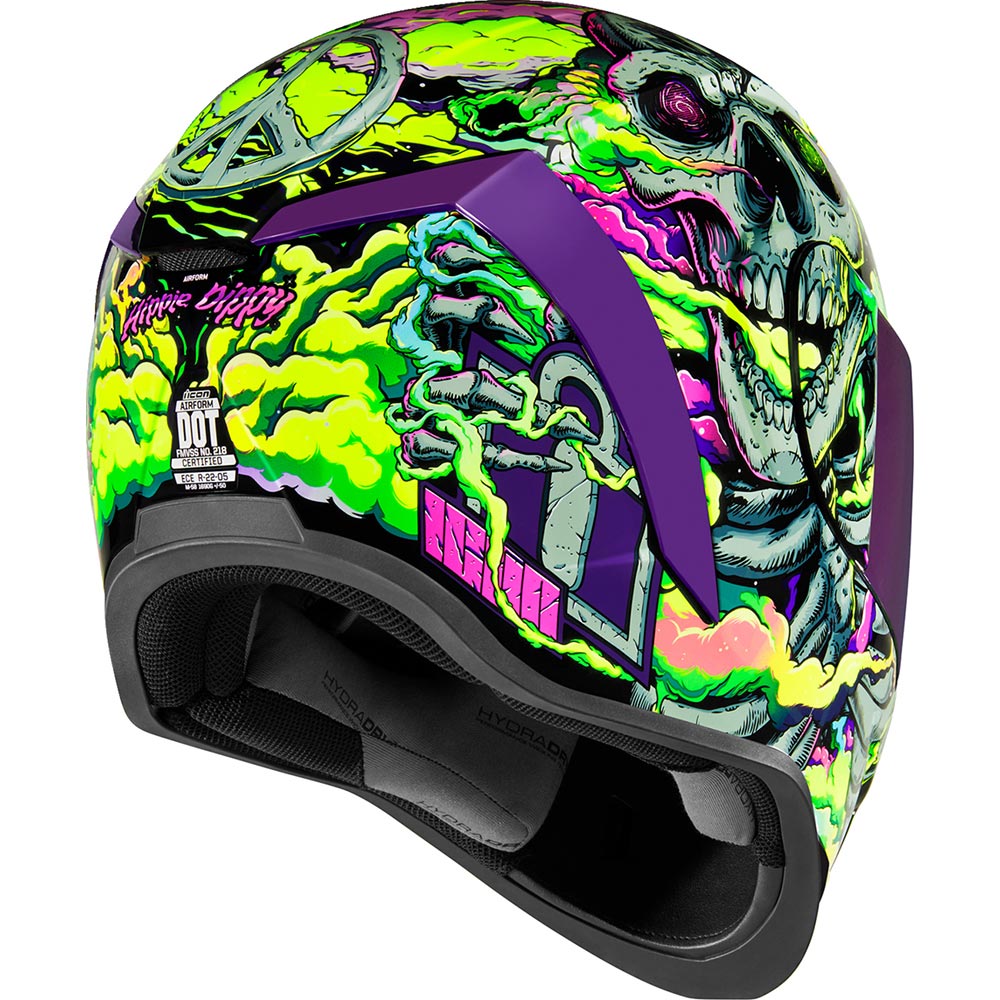 Icon - Casque Airform Hippie Dippy™ Vert / Violet