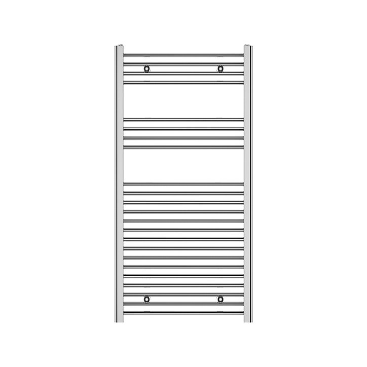 Sèche-serviettes eau chaude Flomasta argent 415W
