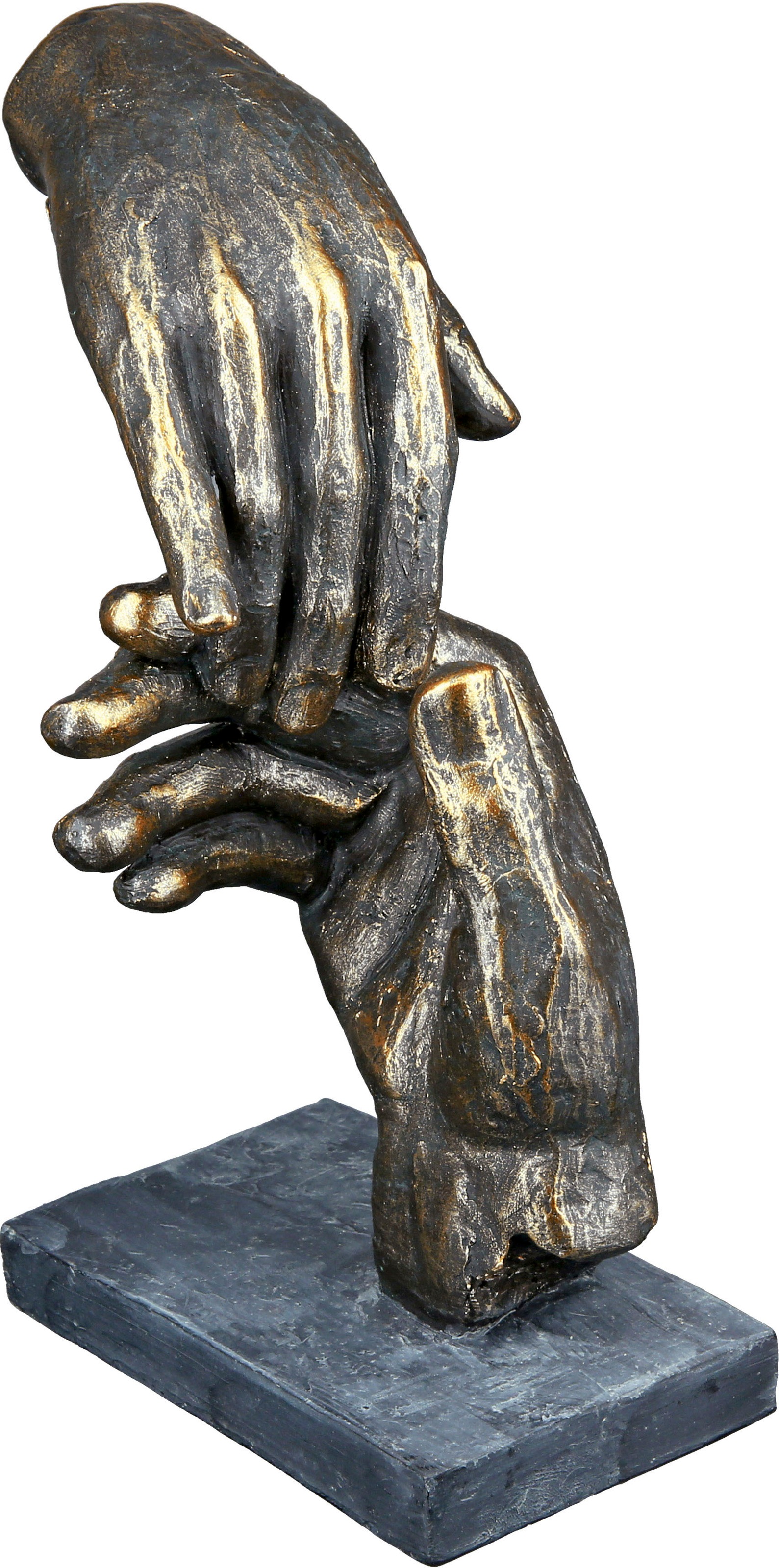 Casablanca by Gilde Dekofigur »Skulptur Two hands, bronzefarben« braun
