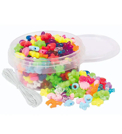 Playbox Perler - Blåndet Perler - 250 Stk