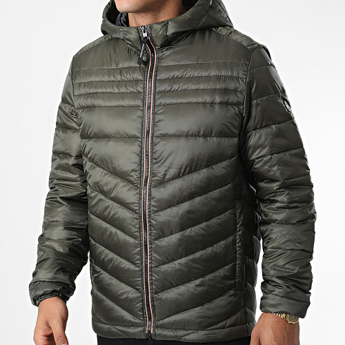 Doudoune Capuche Hero Vert Kaki