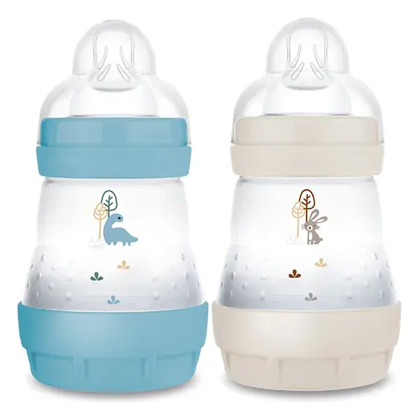 Mamadeira anticólica Mam Easy Start Ocean + bico Sand Flow 1 2 x 160ml