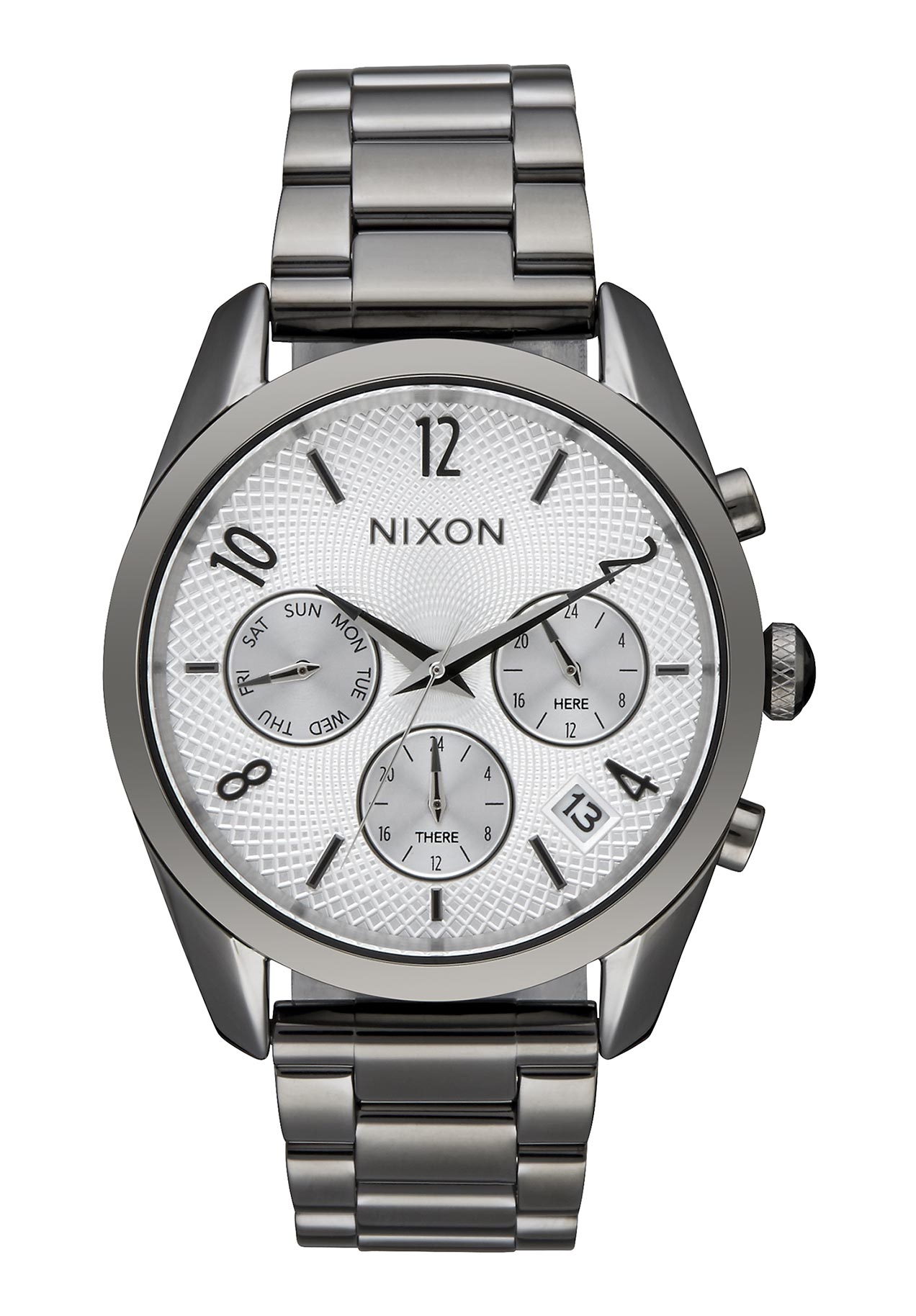 Nixon The Bullet Chrono 36 Gunmetal / Silver A9492225