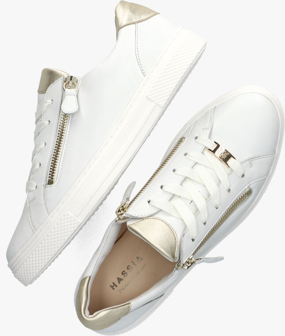 witte hassia lage sneakers 301239