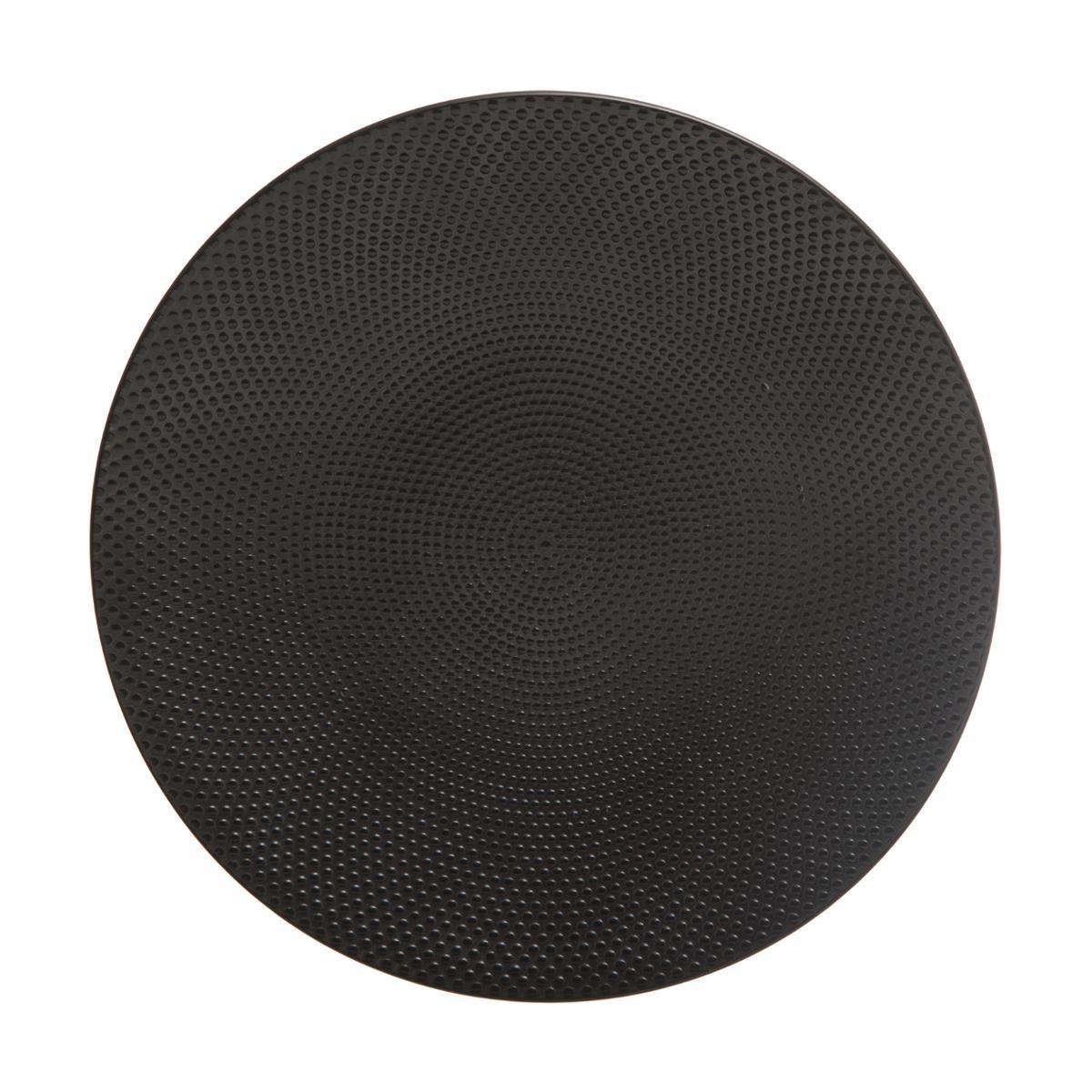 ASSIETTE A DESSERT CAVIAR NOIR 21CM