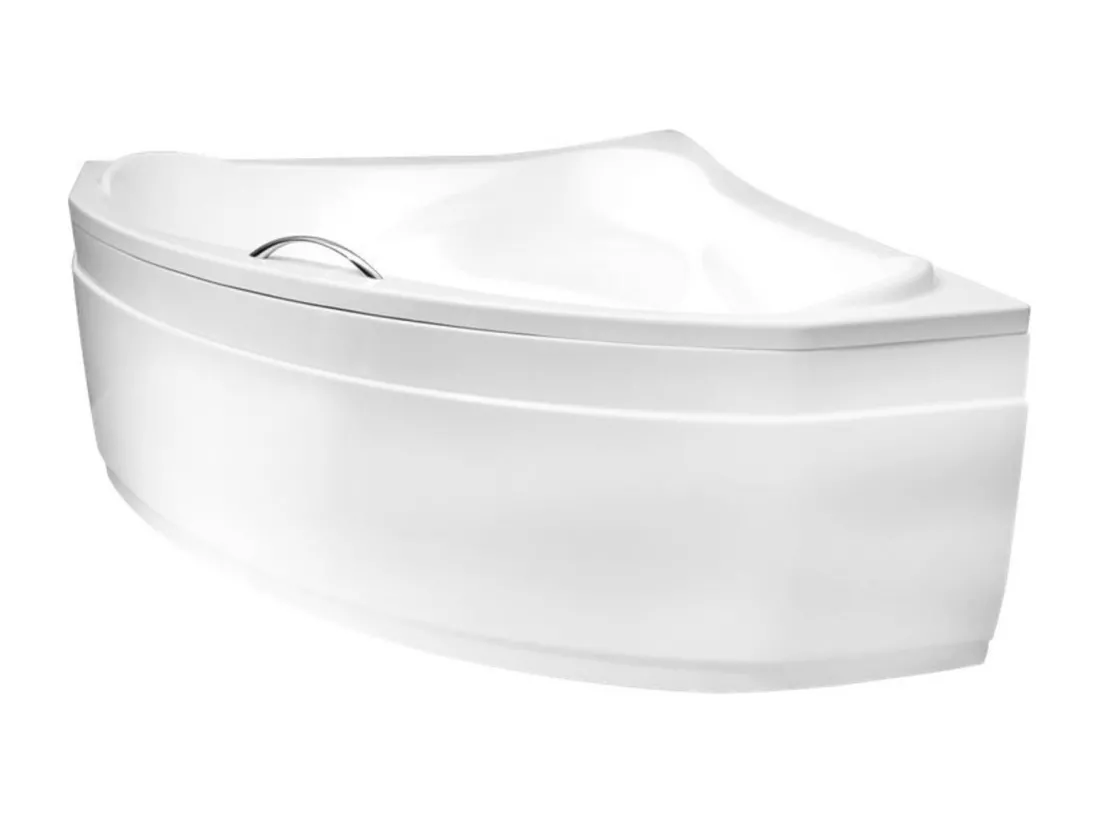 Baignoire d'angle EWA 134x134x57,5 cm avec tablier