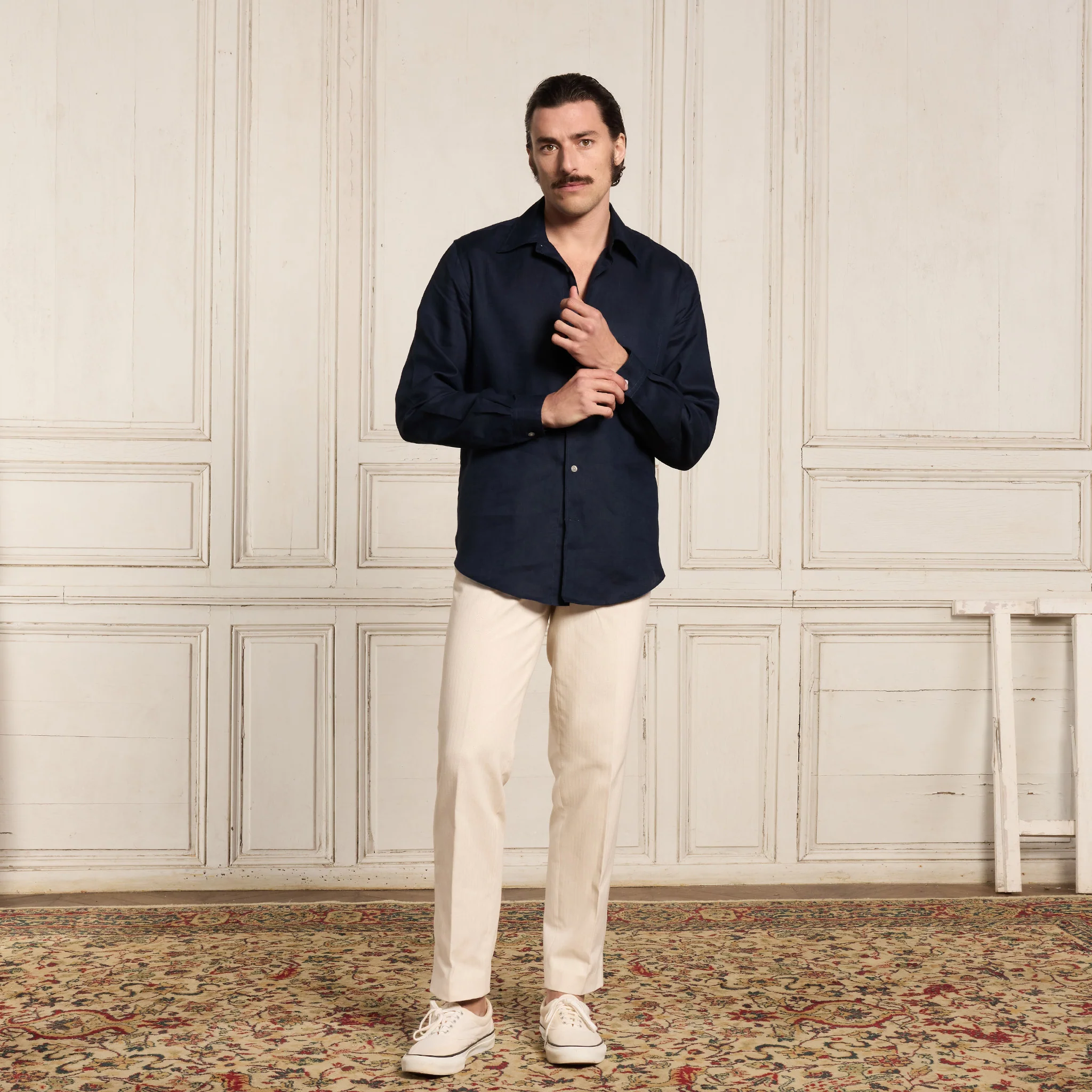 Navy linen shirt