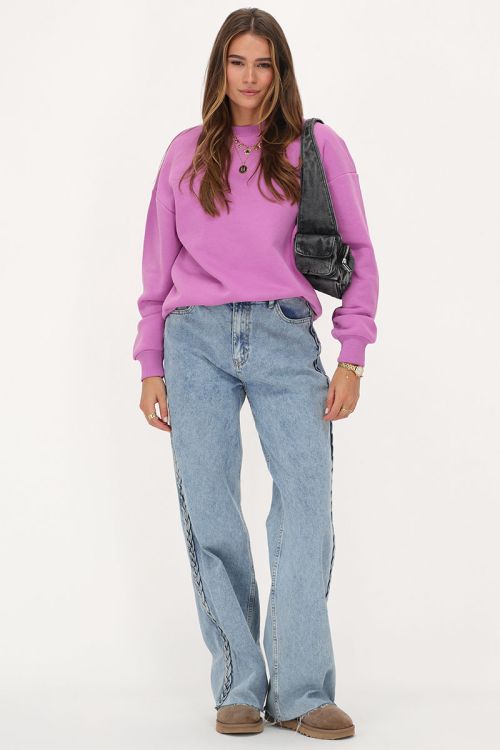 Paarse sweater 