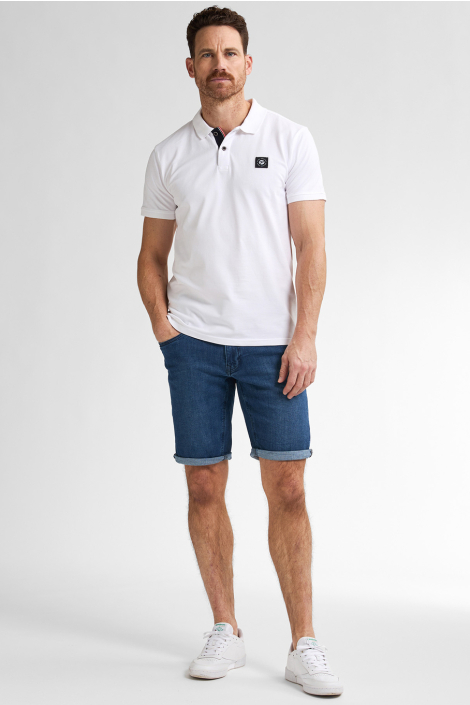 Petrol Industries witte heren polo