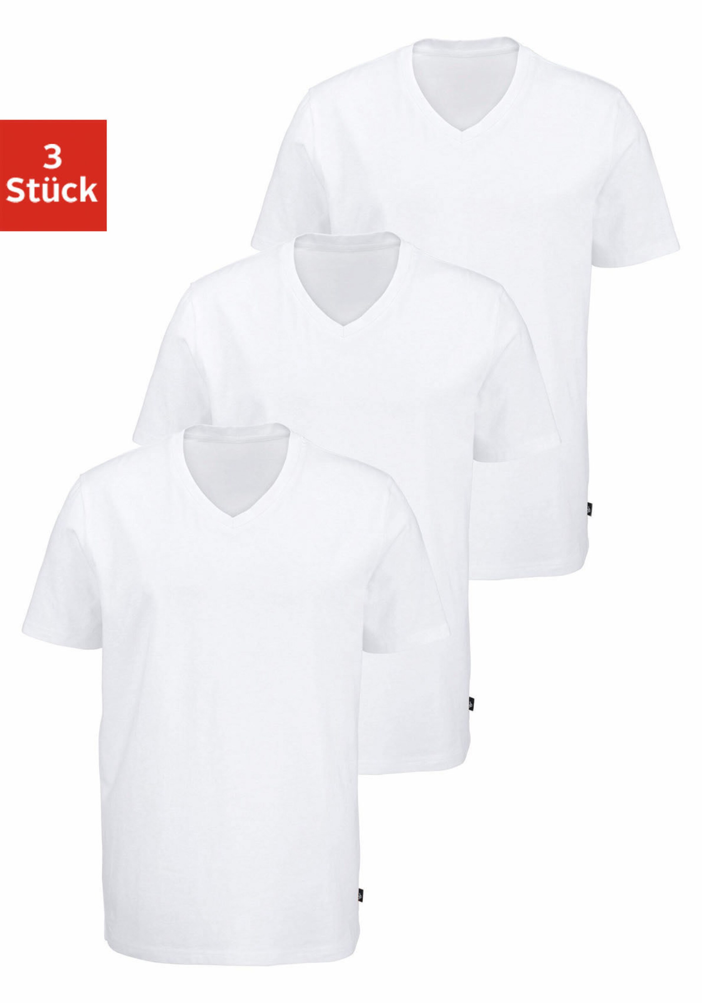 Bruno Banani T-Shirt in weiß