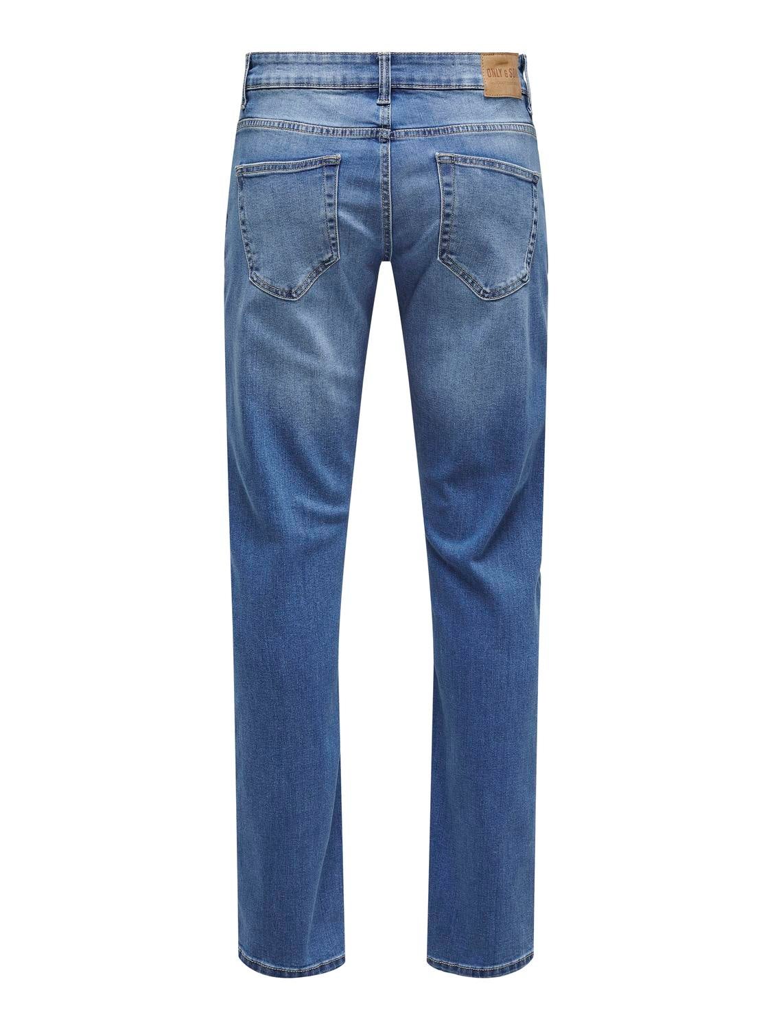 ONSWEFT Mittlere Taille Normal geschnitten Jeans Medium Blue Denim
