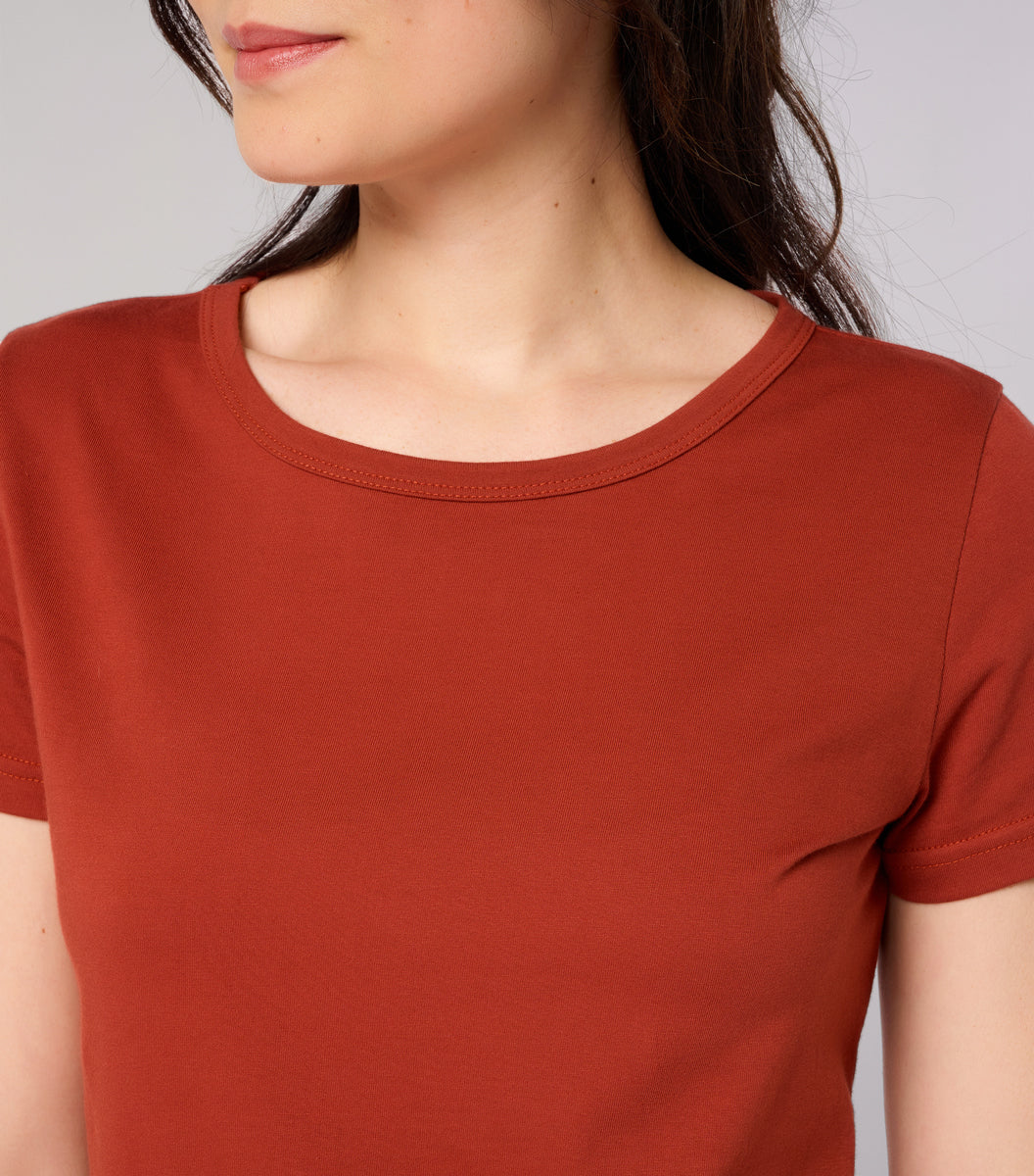 T-shirt Femme Terracotta - Intemporel