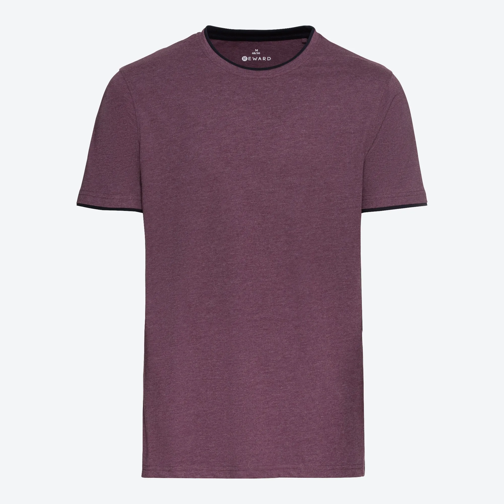 Herren-T-Shirt in Melange-Optik