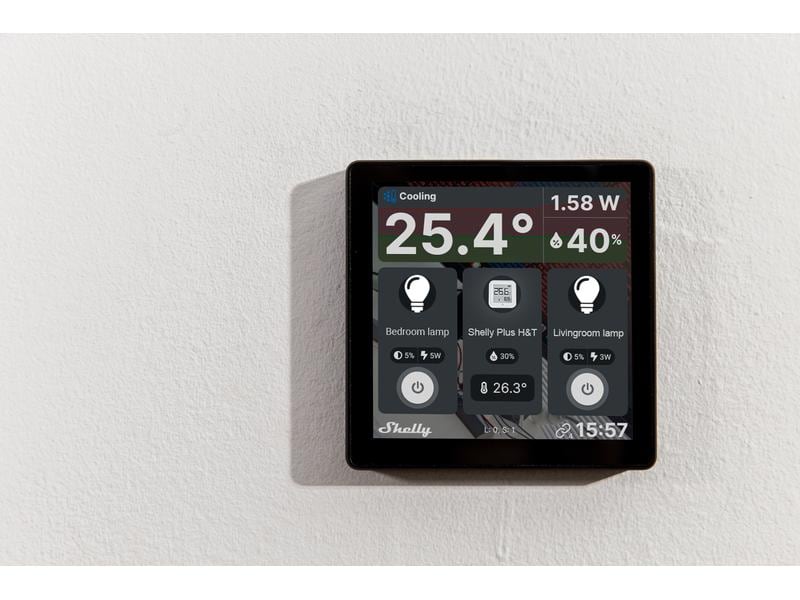 Shelly Touchpanel Android Wall Display, Schwarz 4