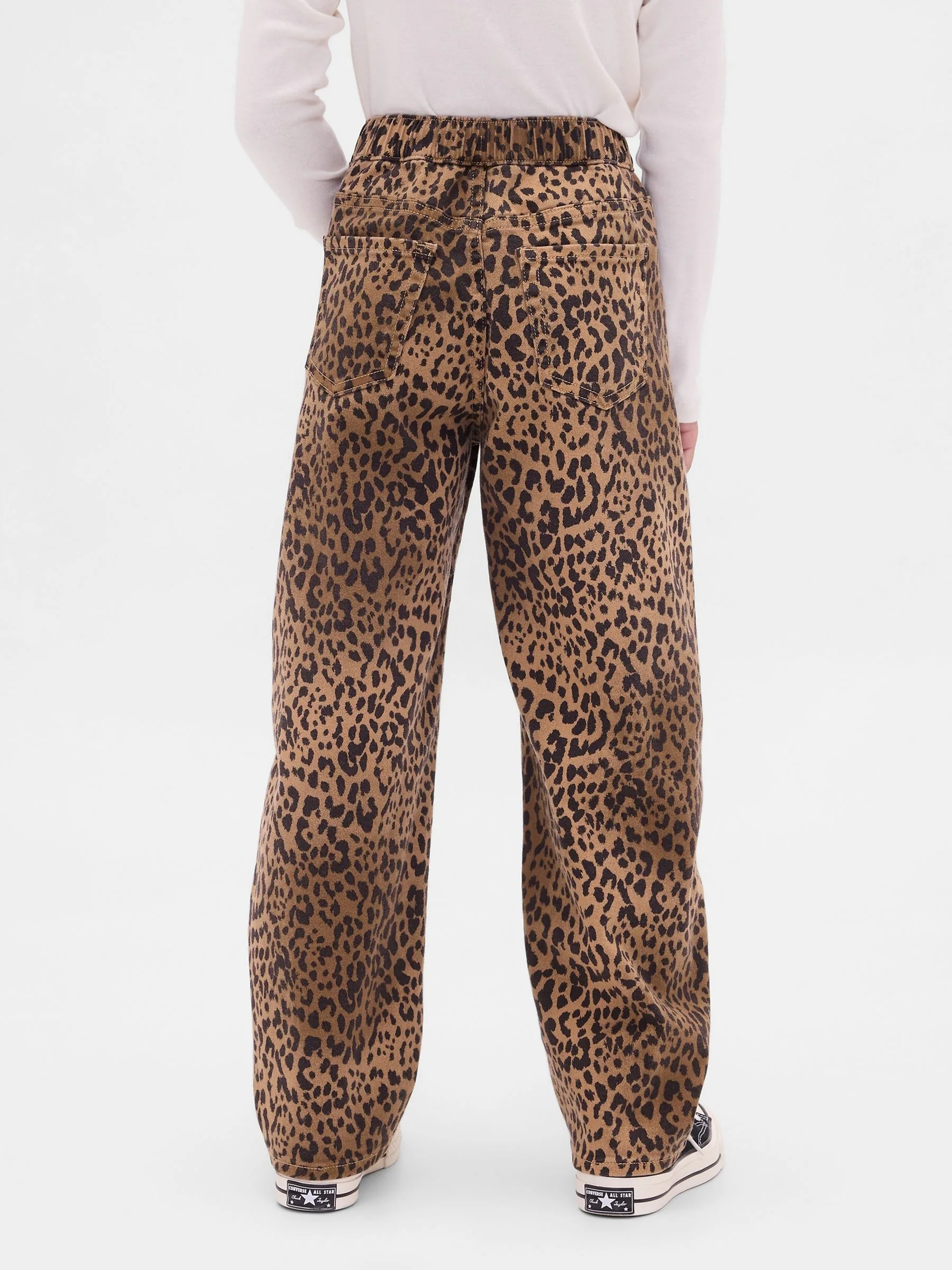 Gap High Waisted Easy Barrel Jeans (4-13yrs) (4-13yrs)