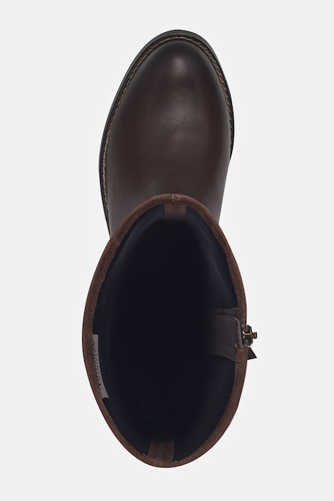 Lederstiefel, Tamaris Comfort, Wechselfußbett, Zipper