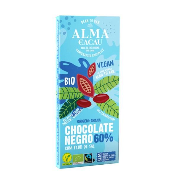 Chocolate 60% Bio Com Flor De Sal