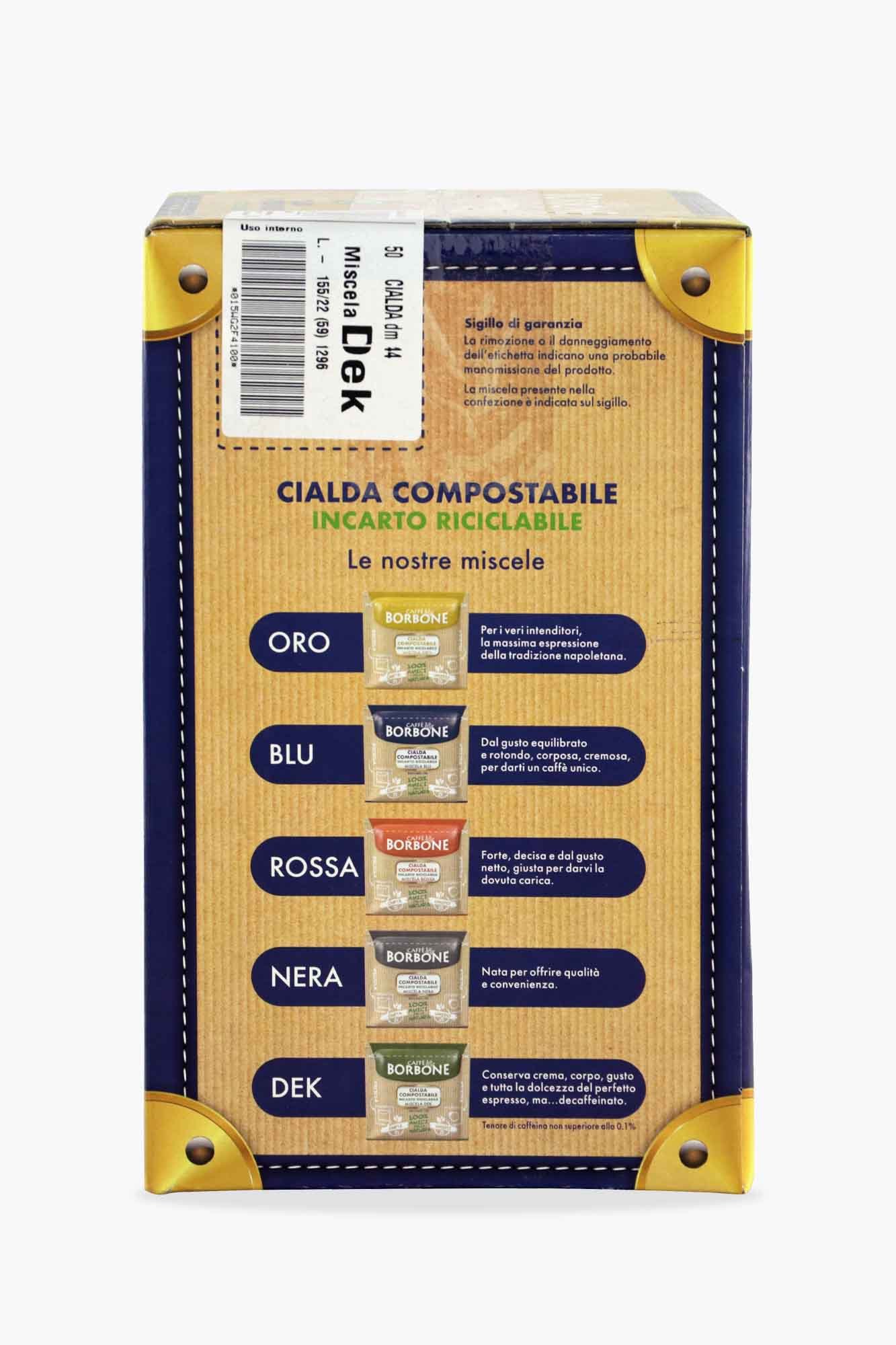 Caffè Borbone Miscela Deka 50 E.S.E. Pads