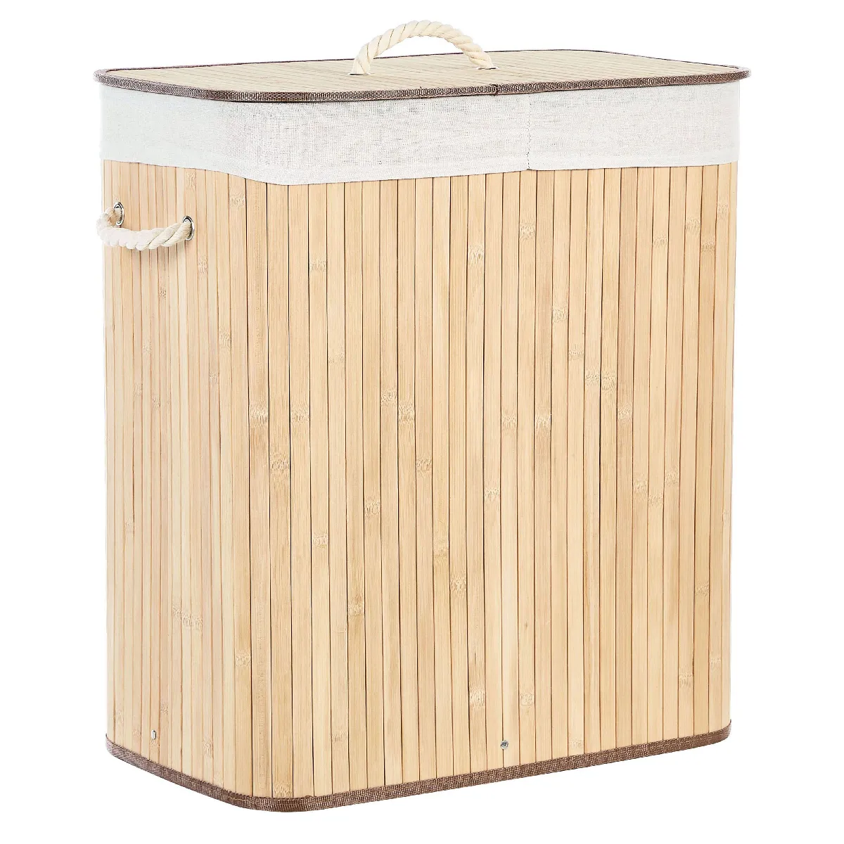Beliani Panier KANDY - Bois Clair