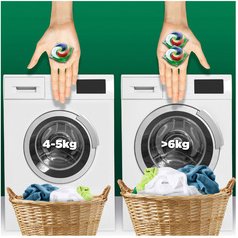 Lessive capsules All-in-1 Color+, 60 lavages