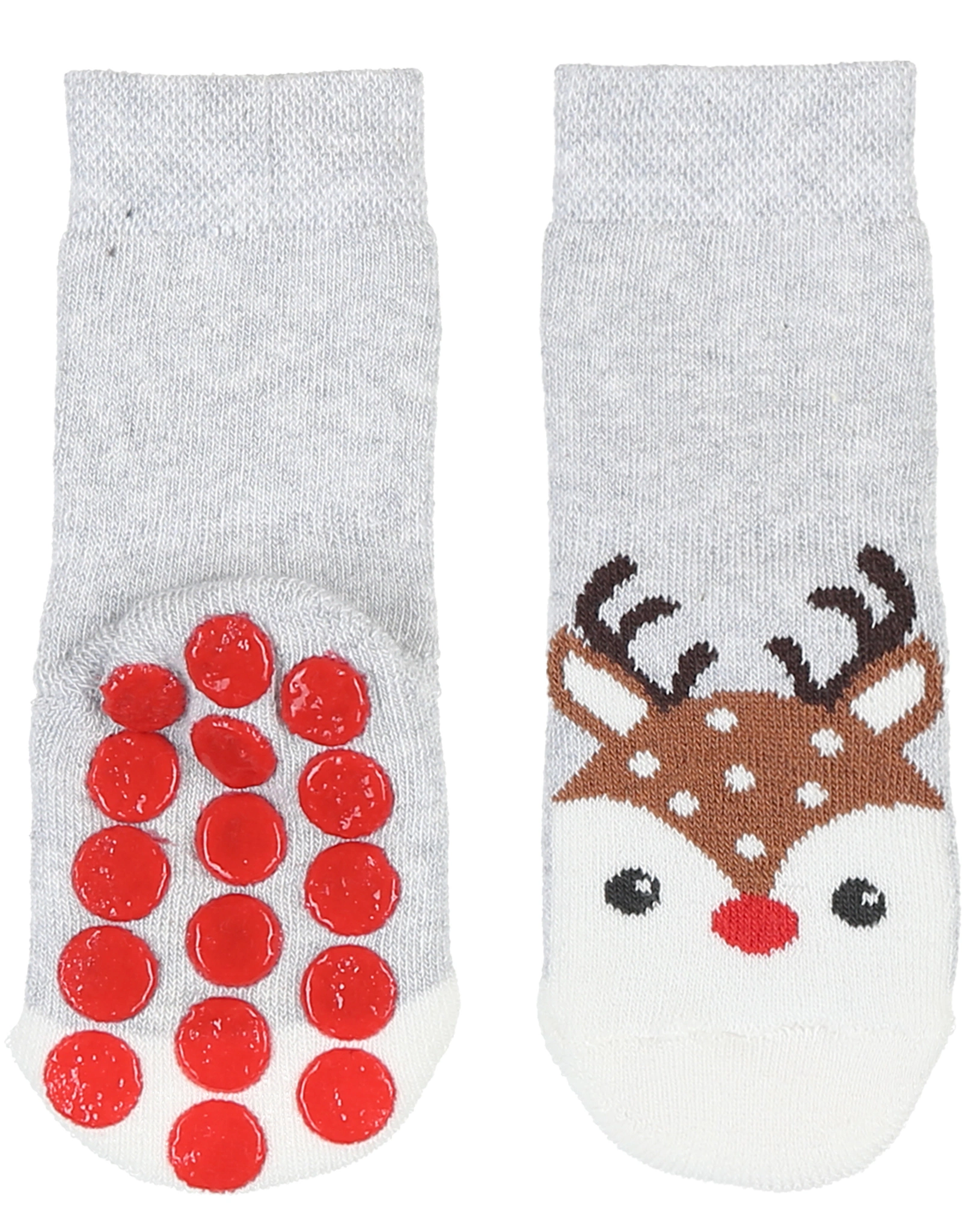 Stoppersocken RENTIER 2er-Pack in hellsilber meliert