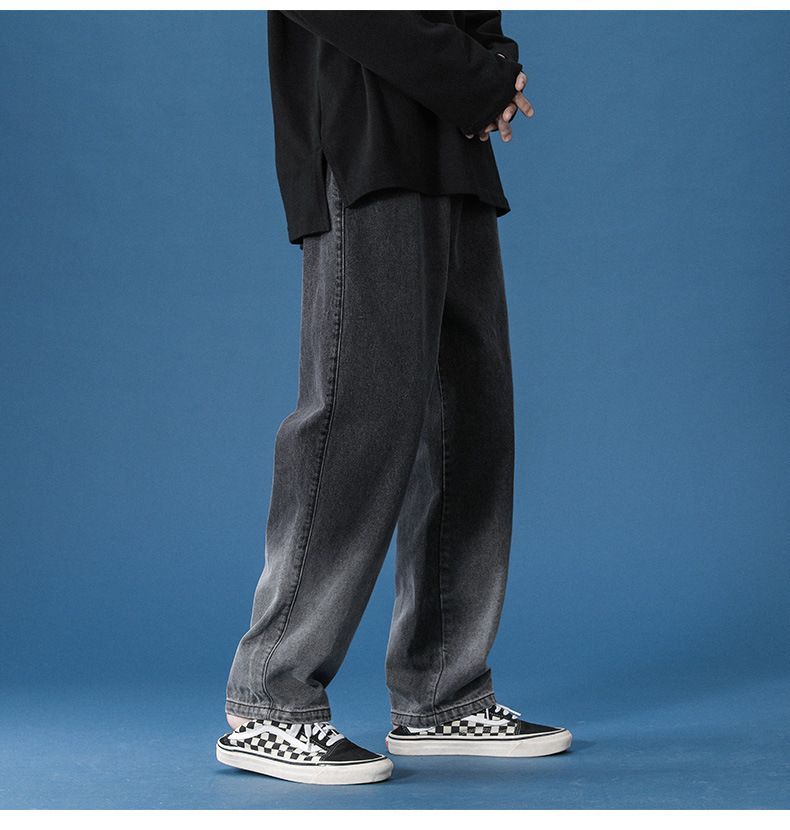 POSI - Rechte jeans met kleurverloop