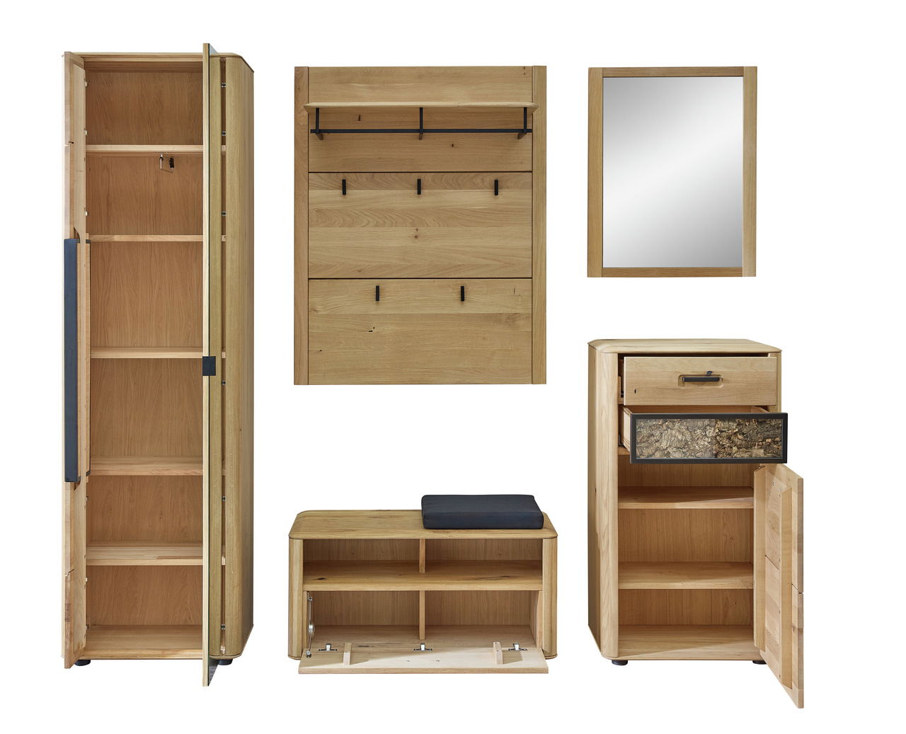 Linea Natura Garderobenkombination Set 81 MONTANA
