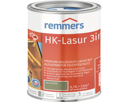 Remmers HK-Lasur zoutgroen 750 ml