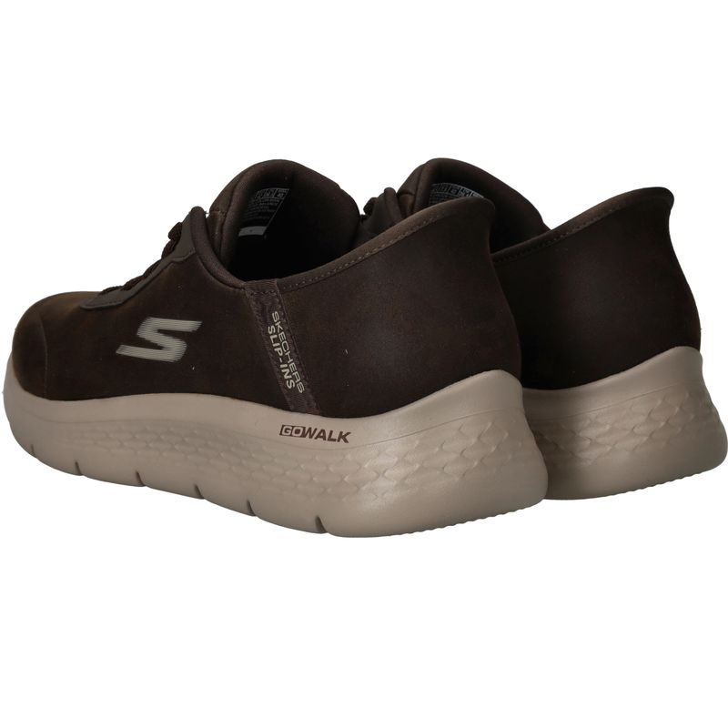 Skechers Slip-Ins Go Walk Flex Sneakers Bruin Heren