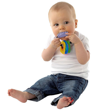 Playgro Båderangle - TextuRød Teething