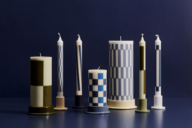 Hay Column Candle-Large