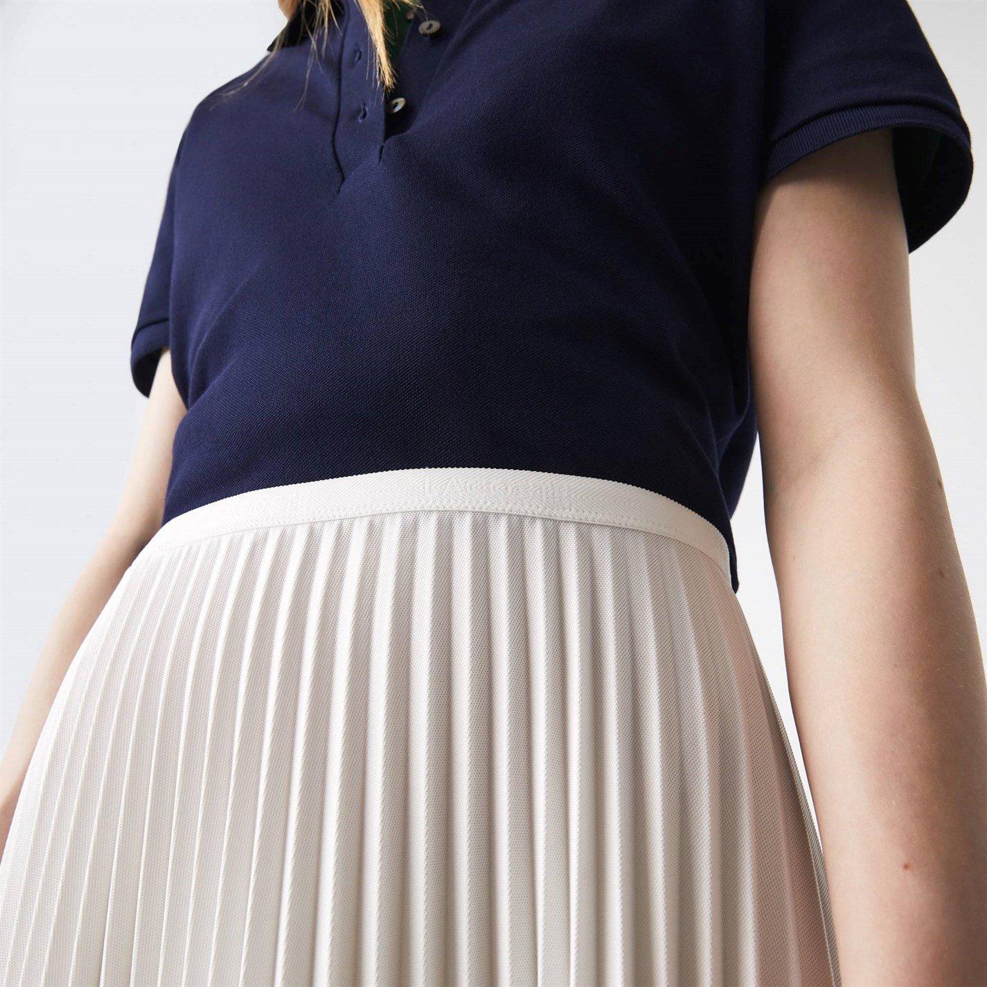Lacoste Long Pleated Skirt