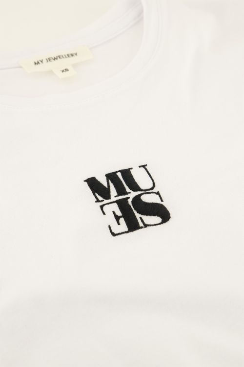 Wit T-shirt Muse