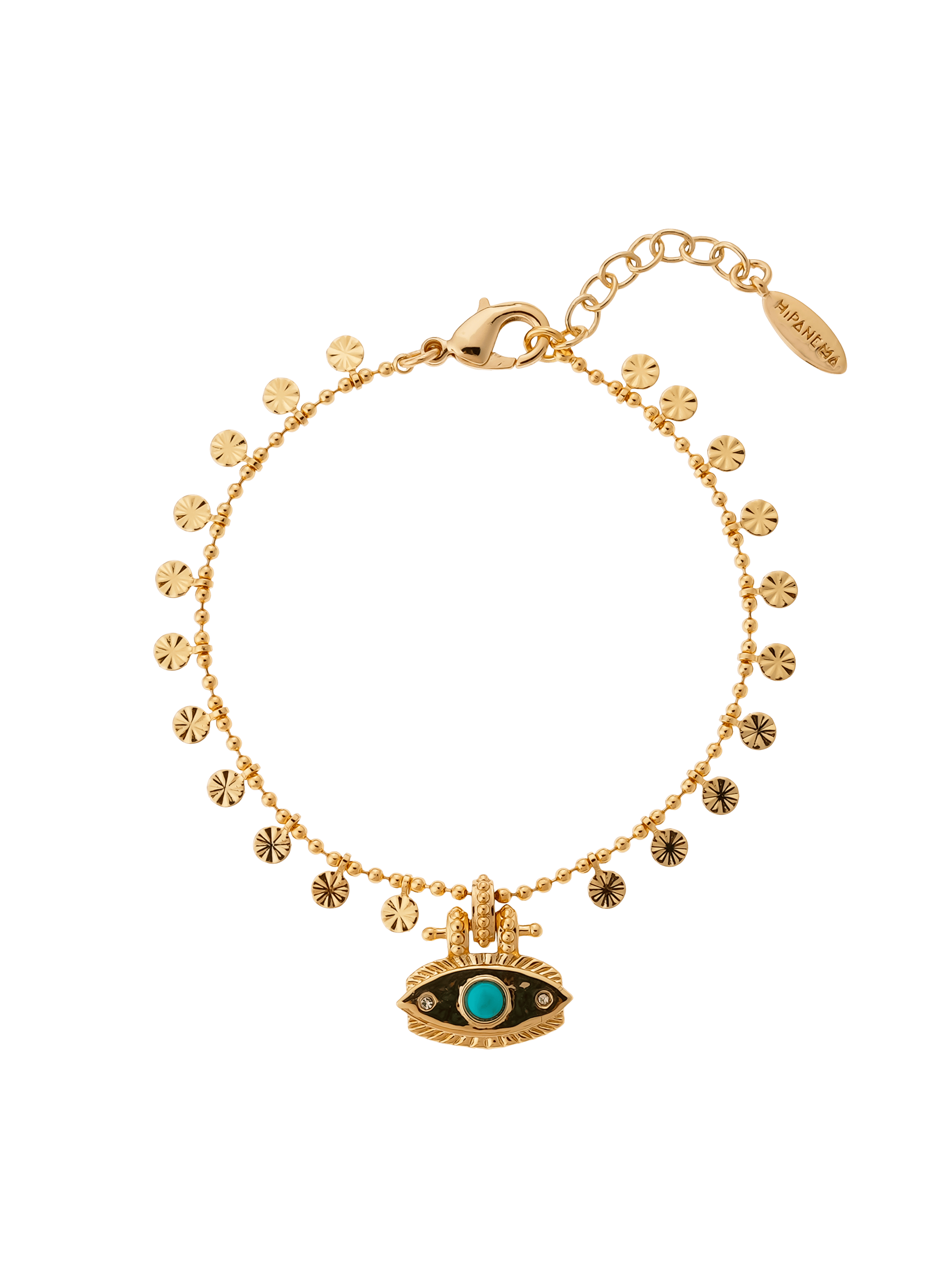 DECLARATION - Bracelet avec pampilles en laiton | Doré